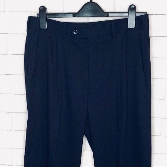 BURBERRY GOLF Navy Trousers - Picture 3 of 9